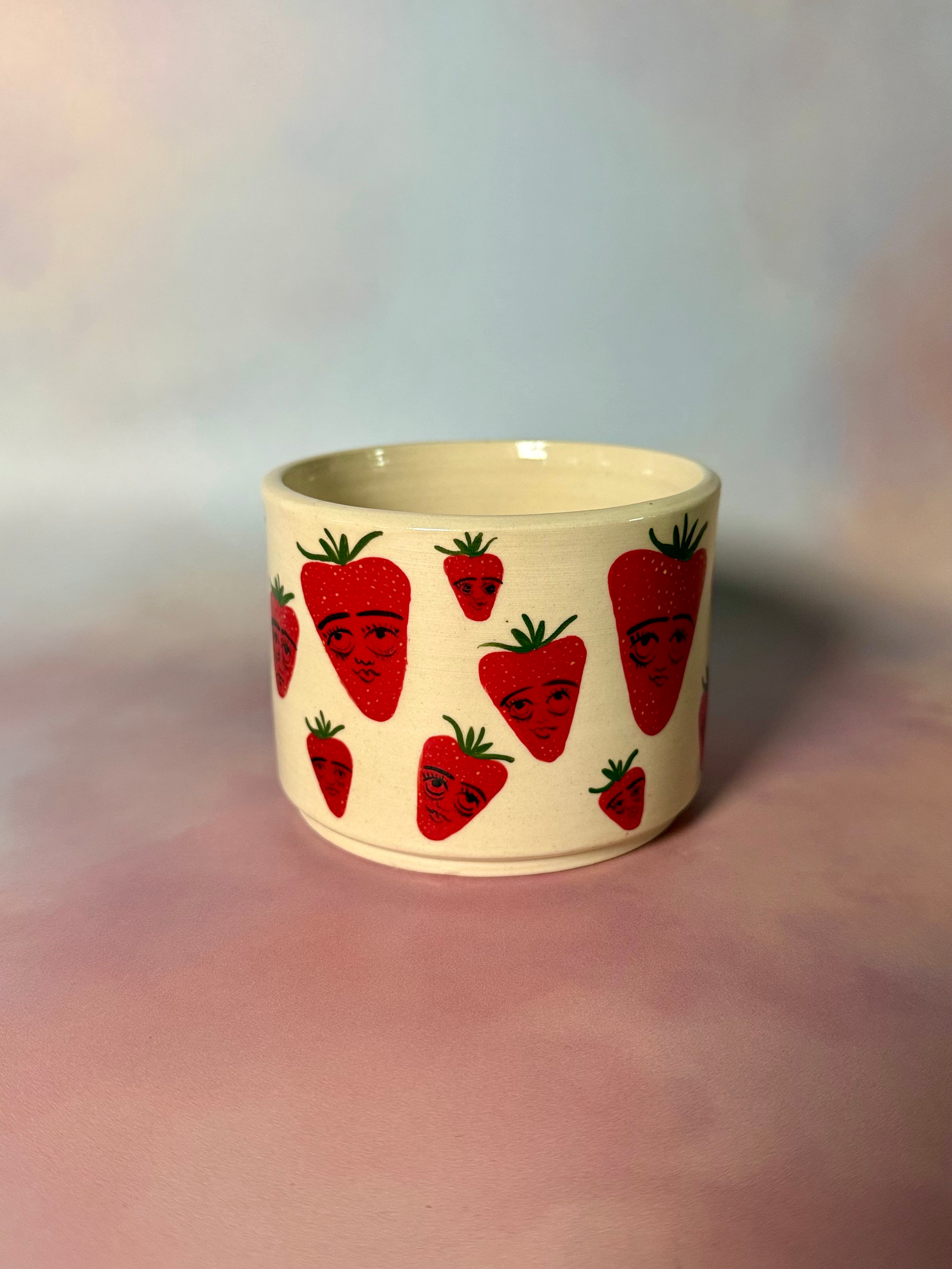 Strawberry Self-Portrait Mug