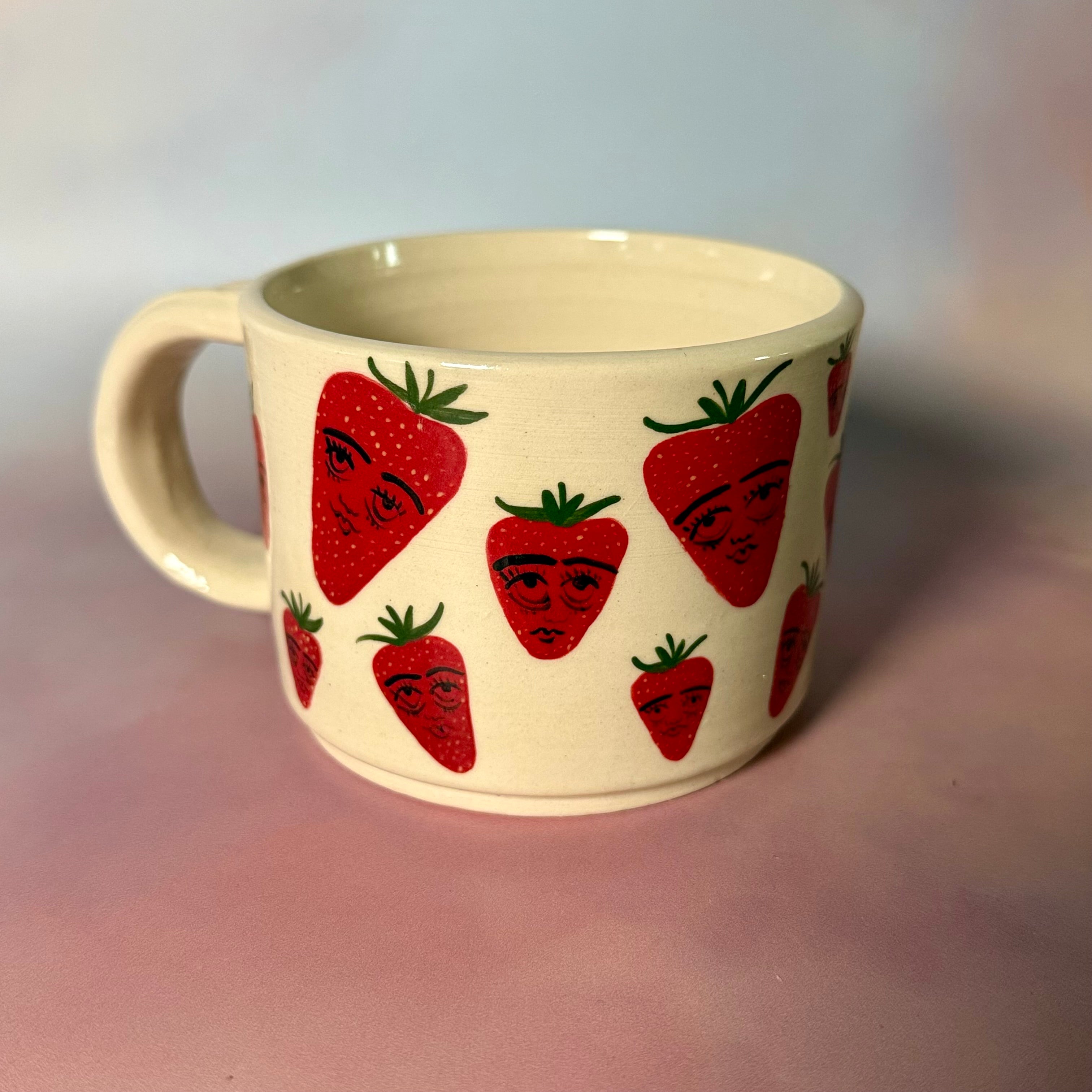 Strawberry Self-Portrait Mug