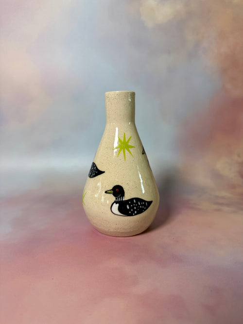 Loon Star Vase